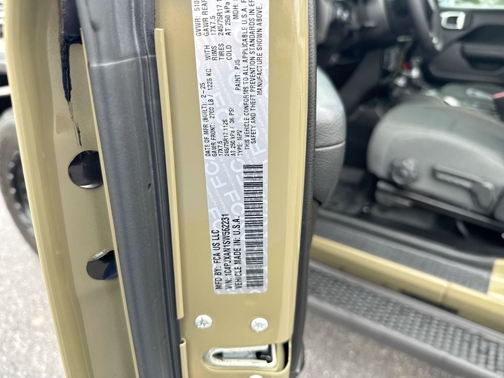 2025 Jeep Wrangler Sport S