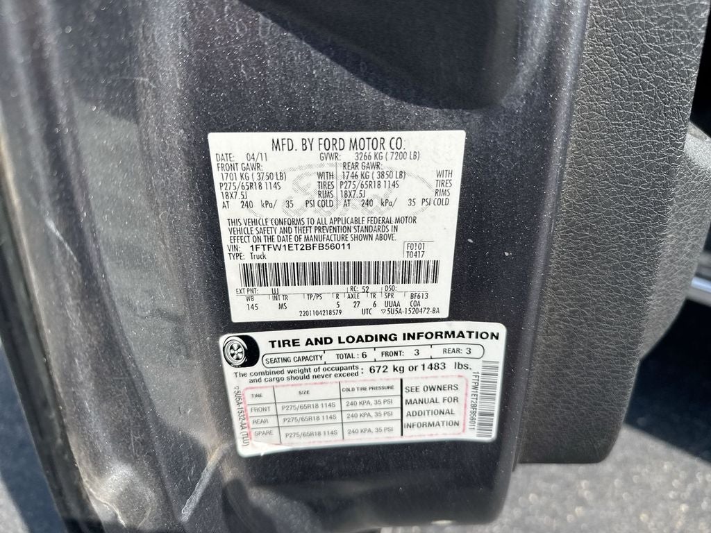 2011 Ford F-150 XLT
