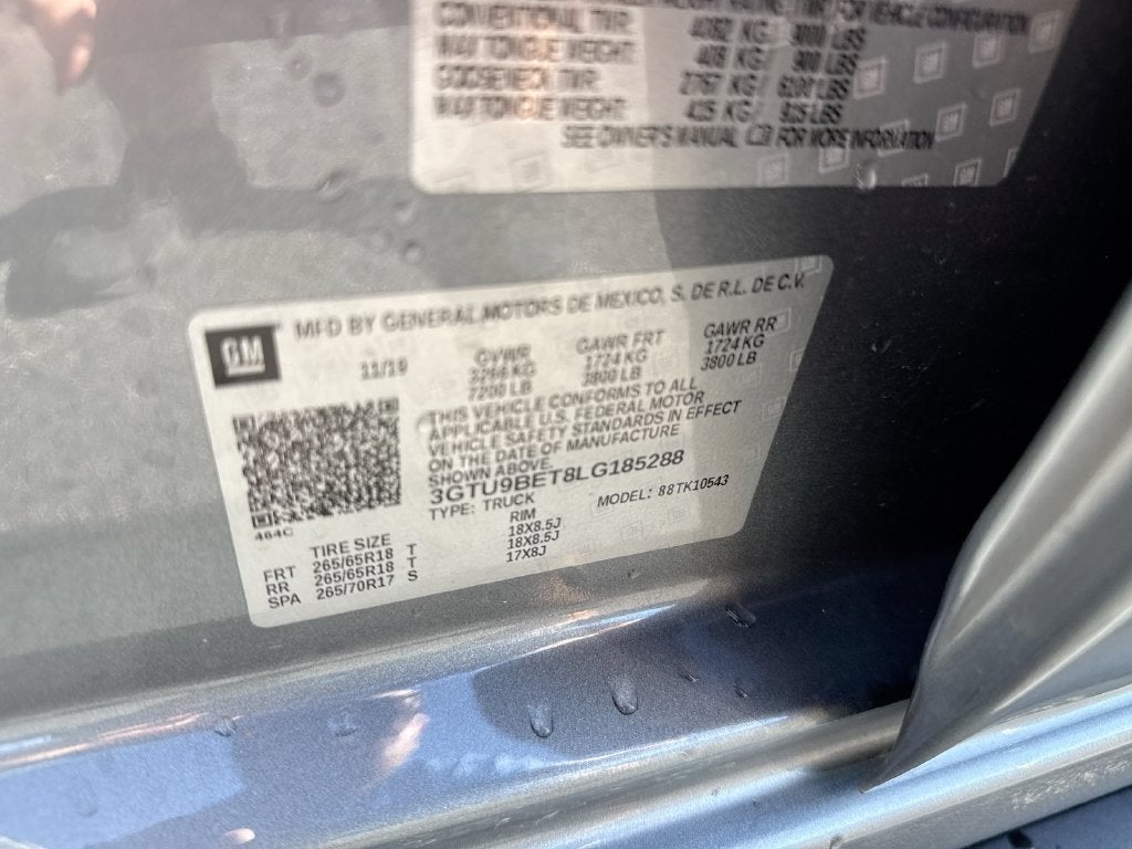 2020 GMC Sierra 1500 SLE