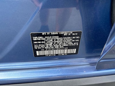 2019 Subaru Crosstrek 2.0i Premium