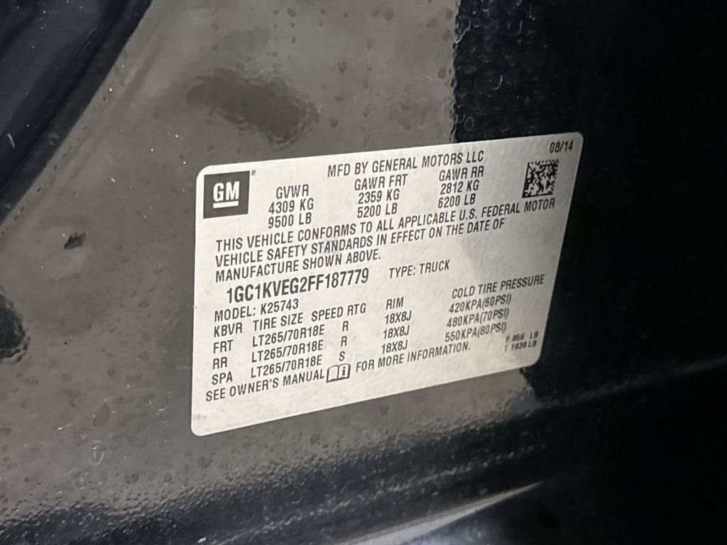 2015 Chevrolet Silverado 2500HD LT