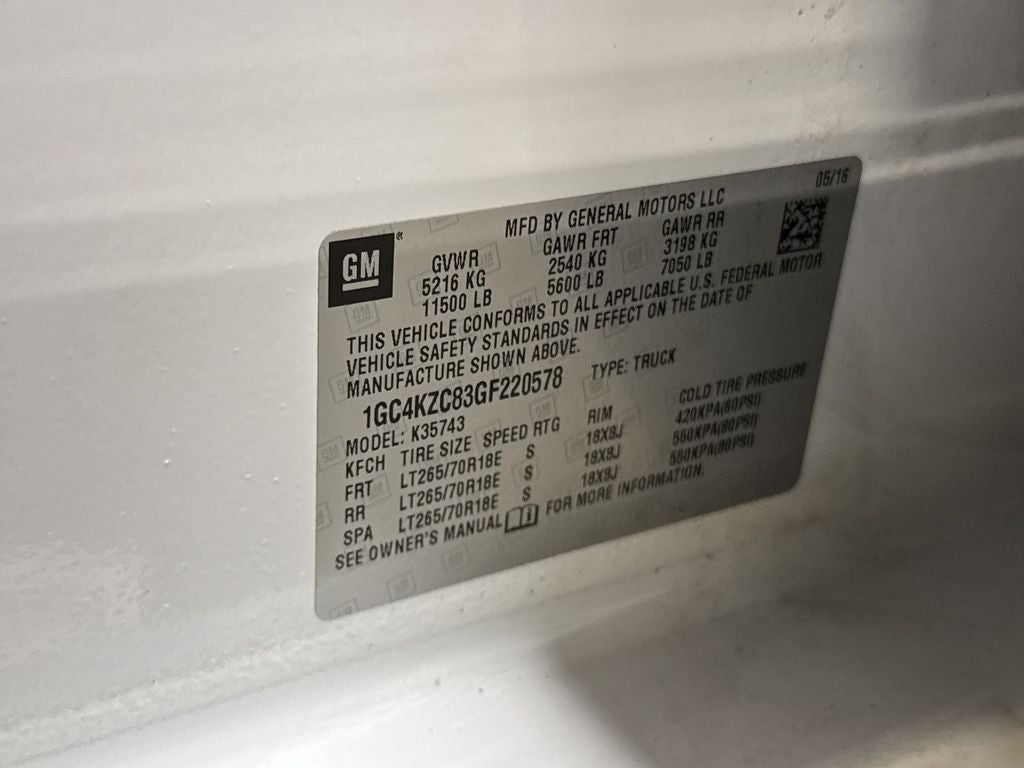 2016 Chevrolet Silverado 3500HD LT