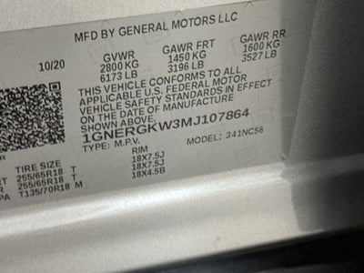 2021 Chevrolet Traverse LT 1LT