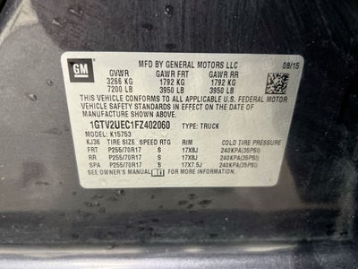 2015 GMC Sierra 1500 SLE