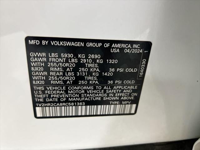 2024 Volkswagen Atlas 2.0T SE w/Technology