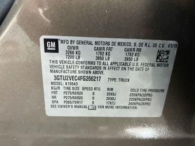 2015 GMC Sierra 1500 SLT