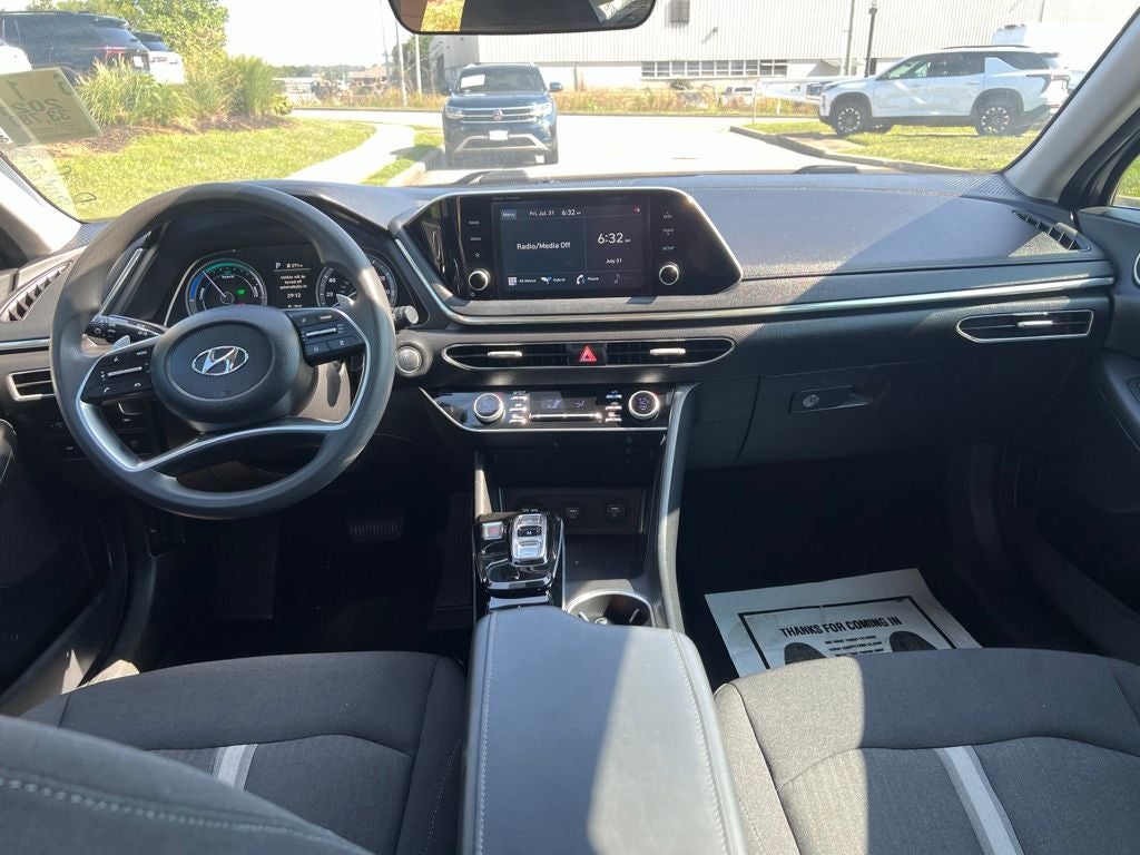 2021 Hyundai Sonata Hybrid Blue