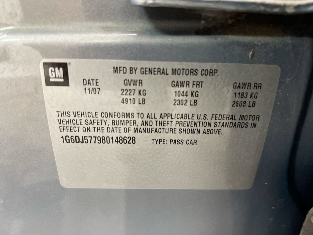 2008 Cadillac CTS RWD w/1SA