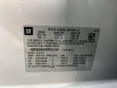 2017 Chevrolet Tahoe LS