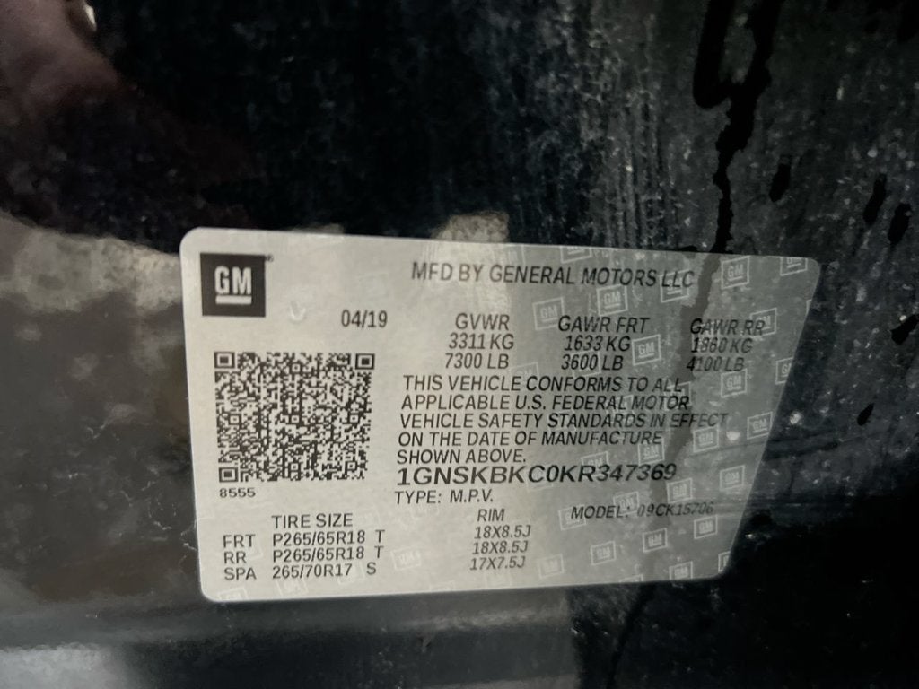 2019 Chevrolet Tahoe LT