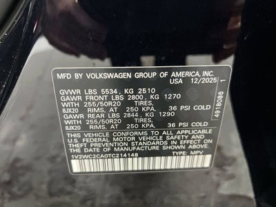 2026 Volkswagen Atlas Cross Sport 2.0T SE w/Technology