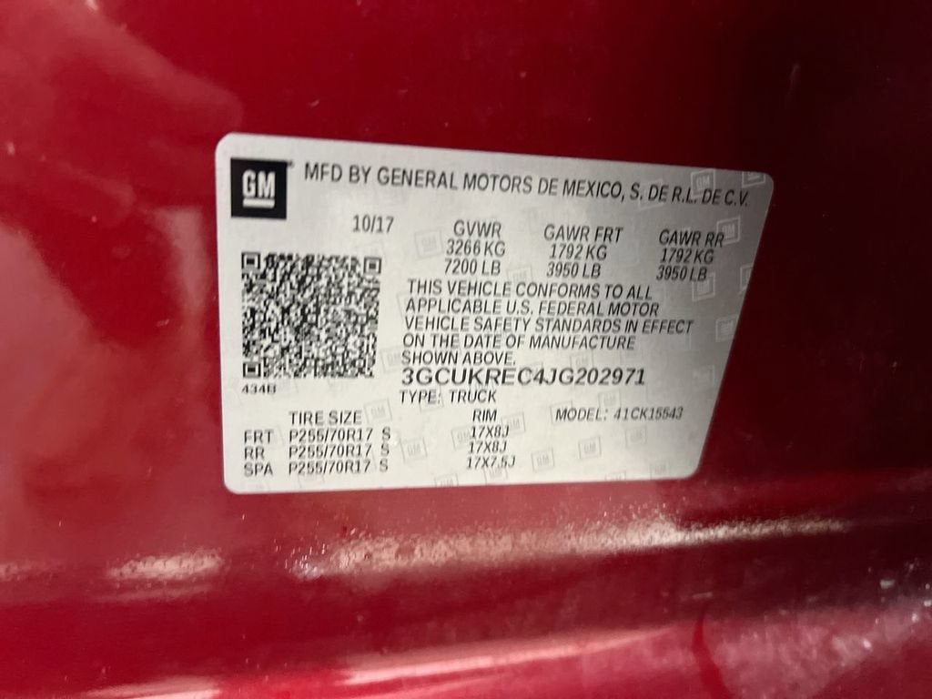 2018 Chevrolet Silverado 1500 LT