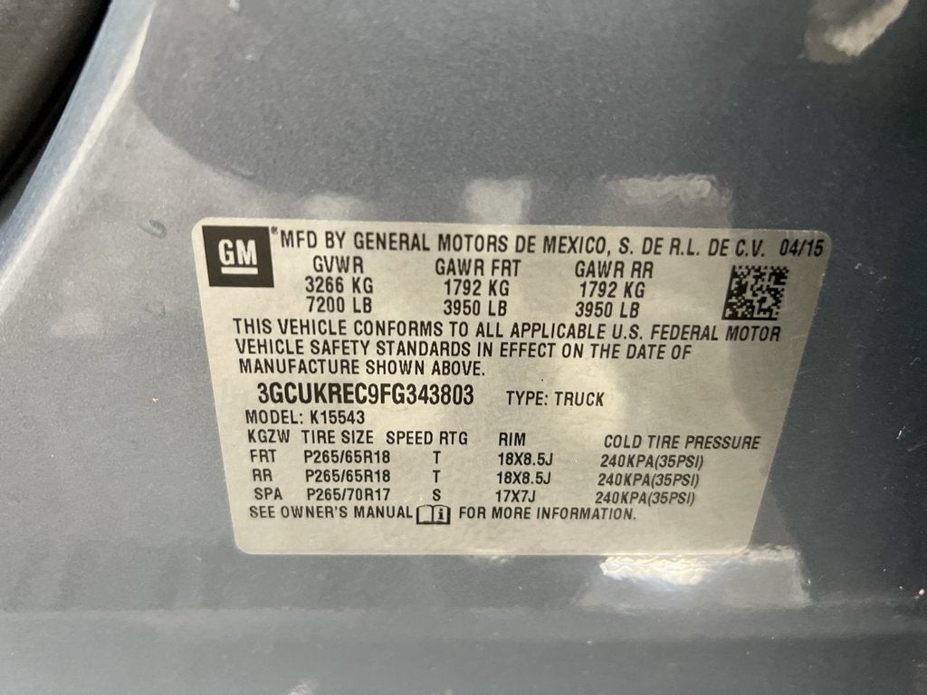 2015 Chevrolet Silverado 1500 LT