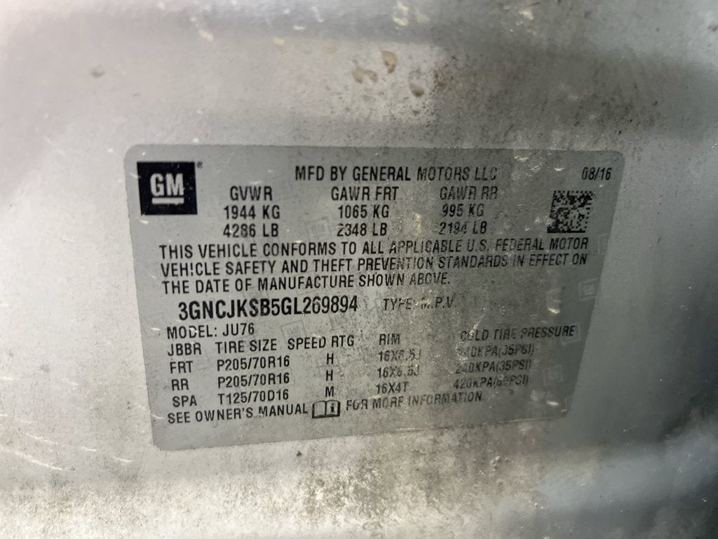 2016 Chevrolet Trax LS