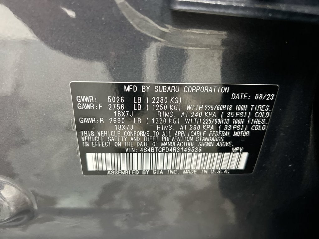 2024 Subaru Outback Touring XT