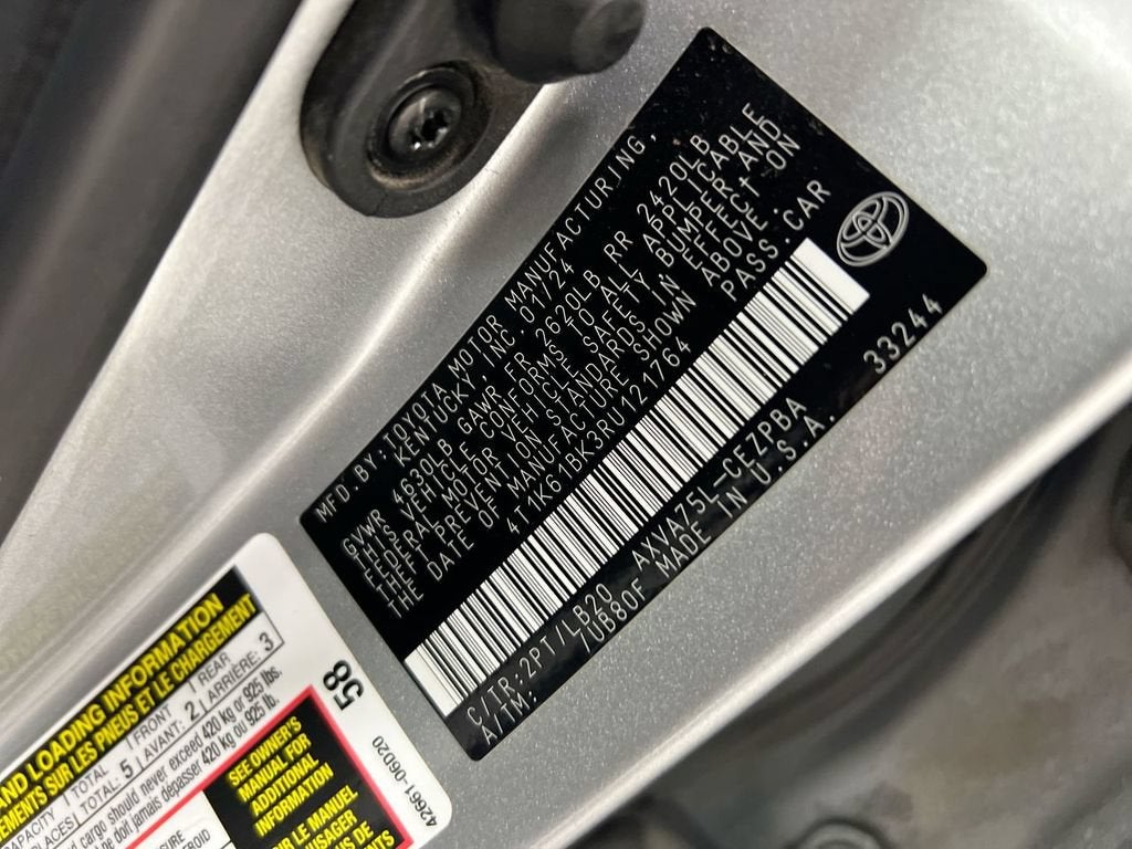 2024 Toyota Camry XSE
