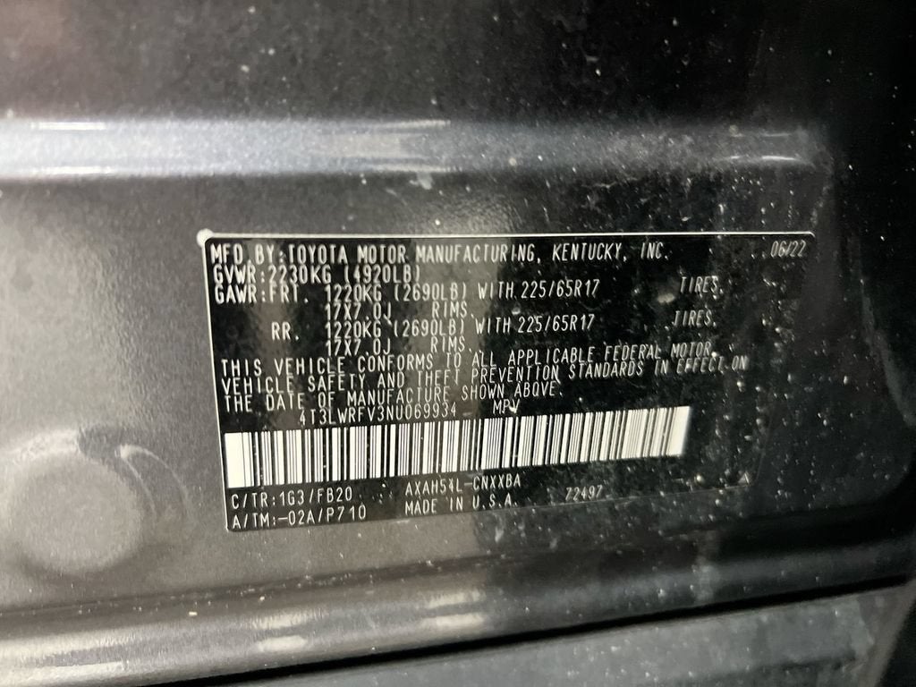 2022 Toyota RAV4 Hybrid LE
