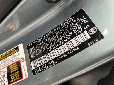 2010 Toyota Camry 4dr Sdn I4 Man (Natl)