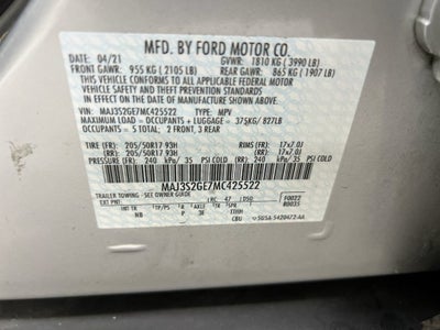 2021 Ford EcoSport SE
