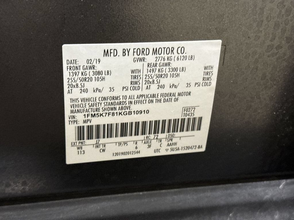 2019 Ford Explorer Limited