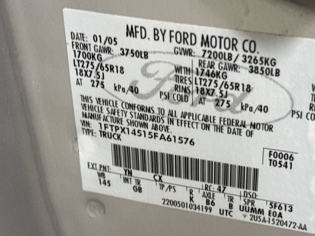 2005 Ford F-150 XLT