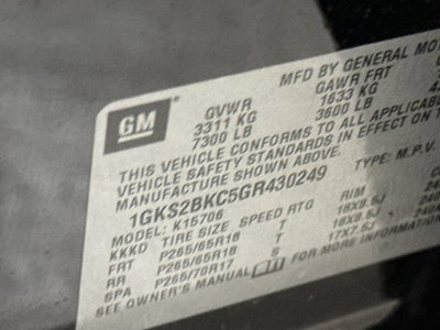 2016 GMC Yukon SLT
