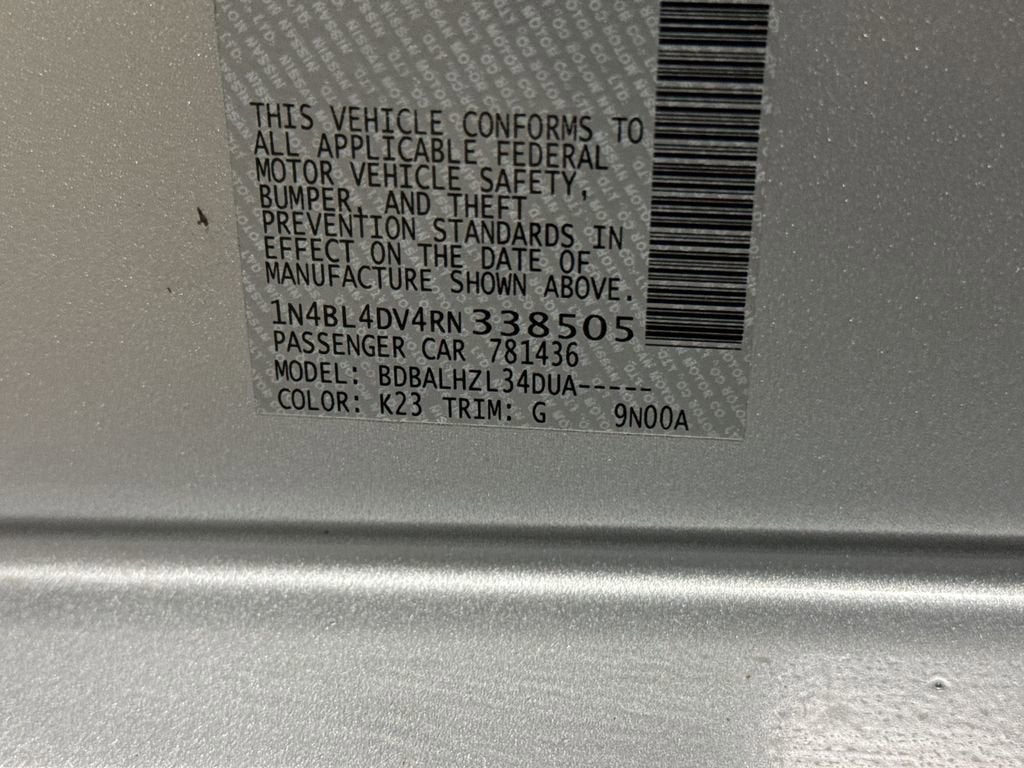 2024 Nissan Altima 2.5 SV