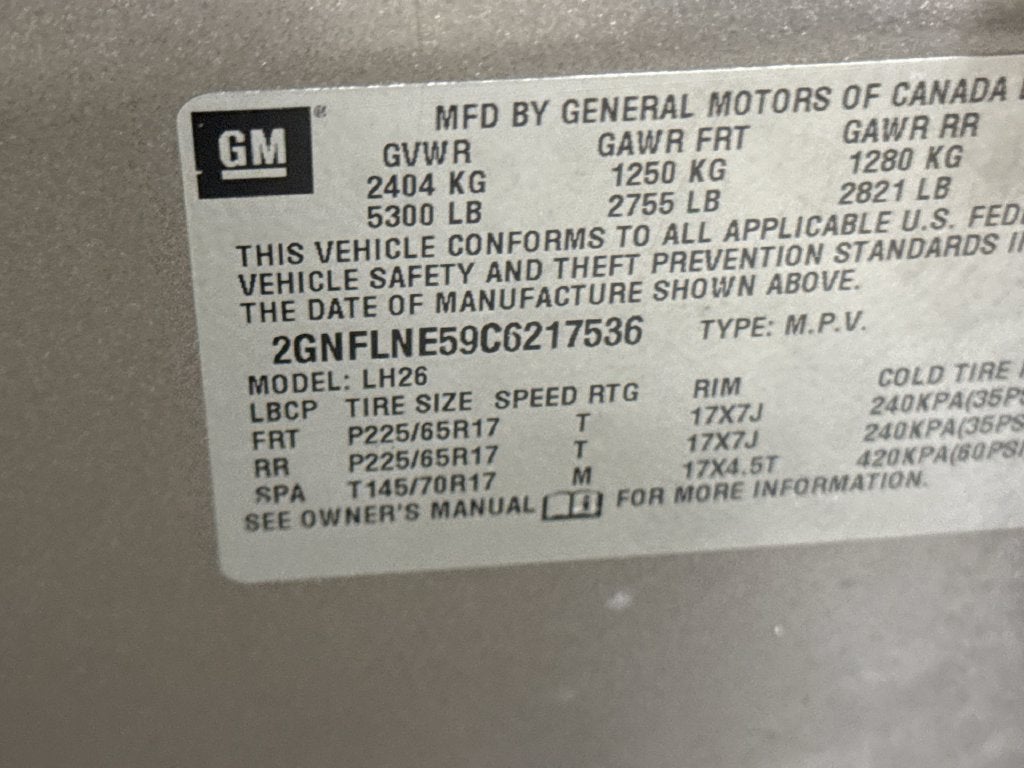 2012 Chevrolet Equinox LT w/2LT