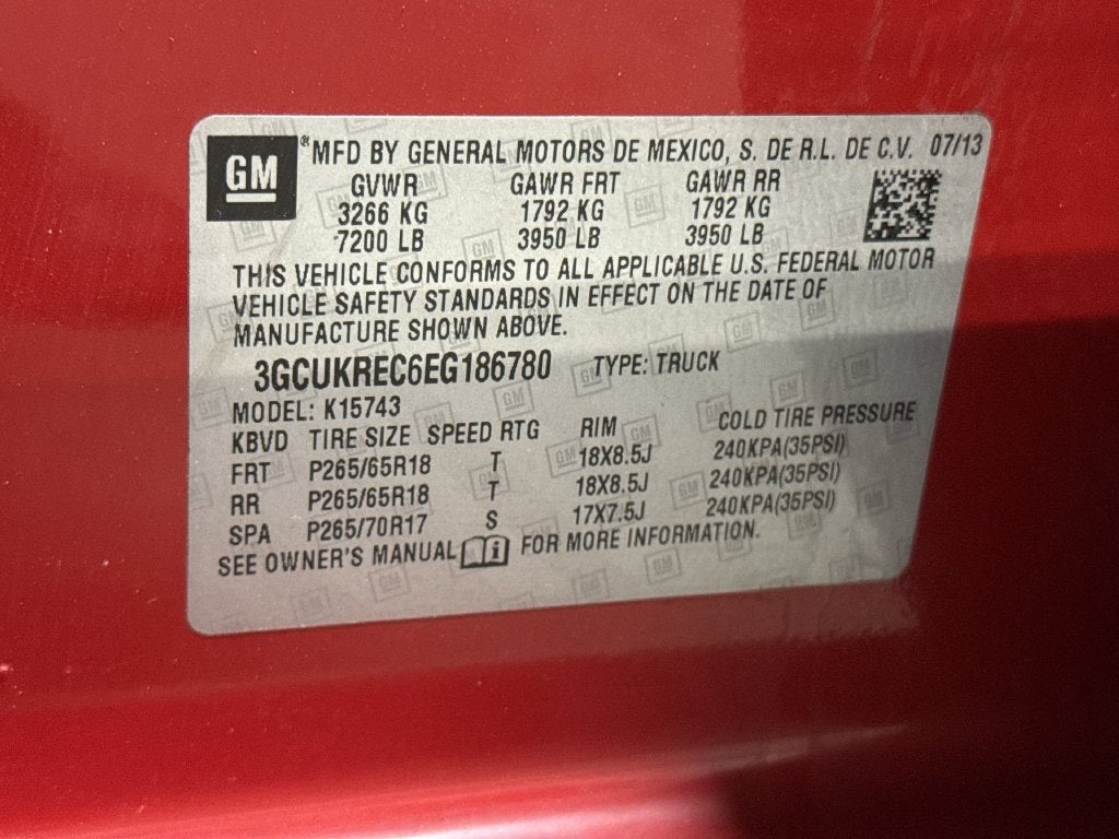2014 Chevrolet Silverado 1500 LT