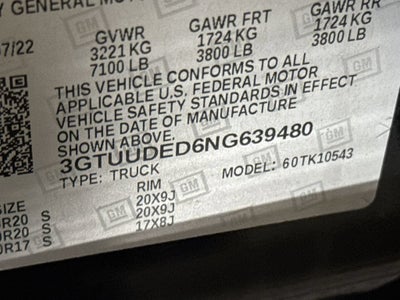2022 GMC Sierra 1500 SLT