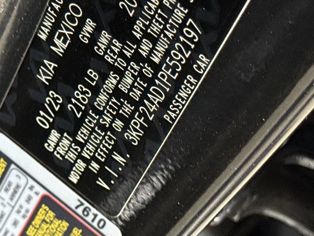 2023 Kia Forte LXS