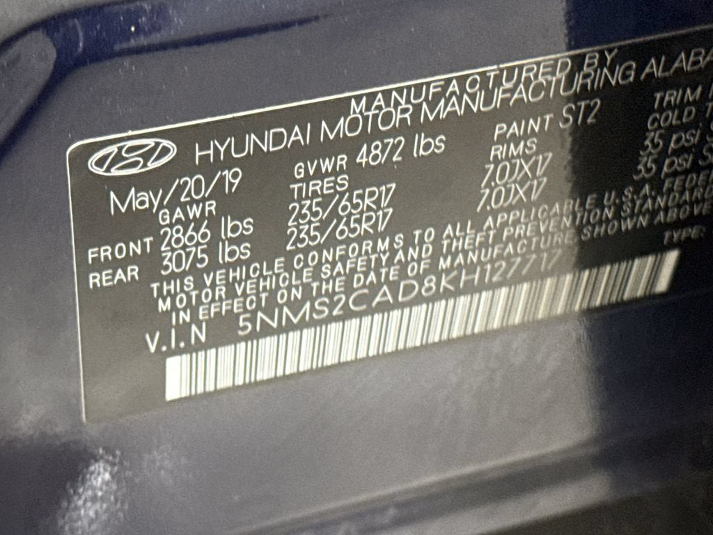 2019 Hyundai Santa Fe SE