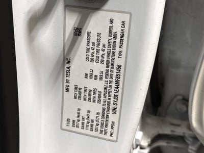 2021 Tesla Model 3 Standard Range Plus