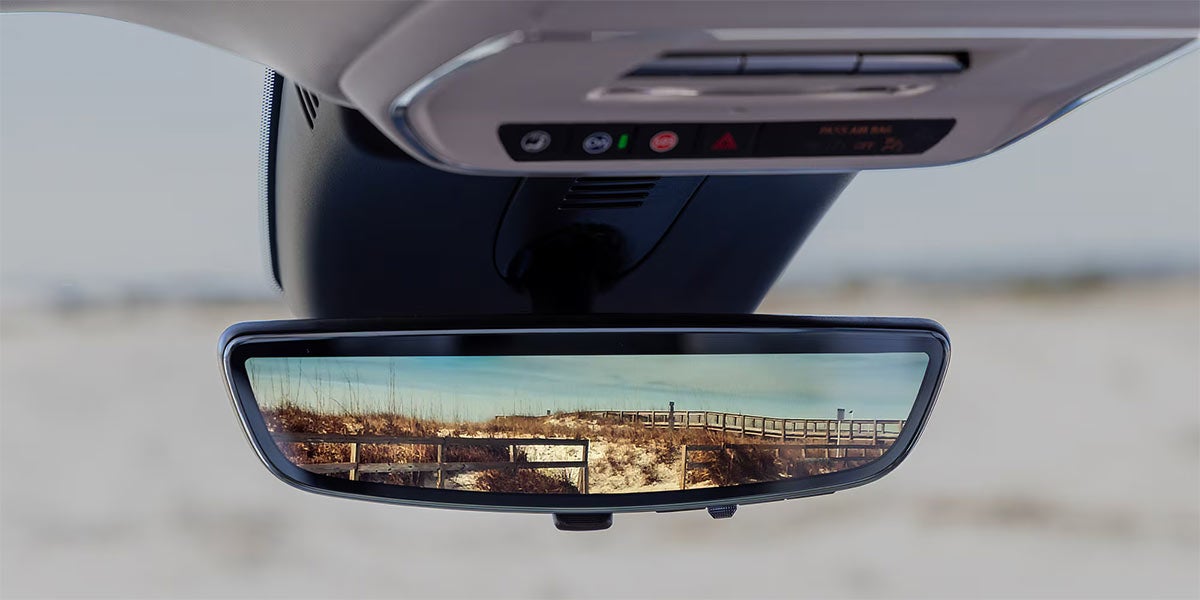  Auto-dimming inside rearview mirror