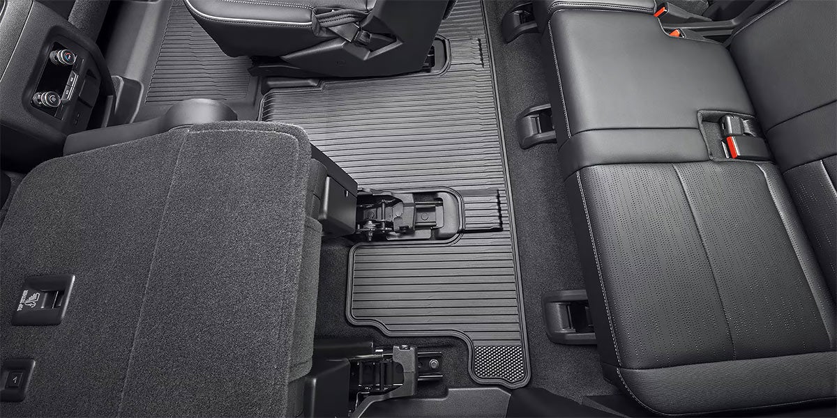  Available one-touch flat folding and sliding second-row seats