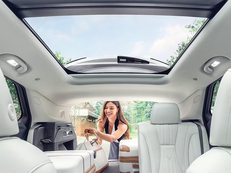 Available panoramic moonroof
